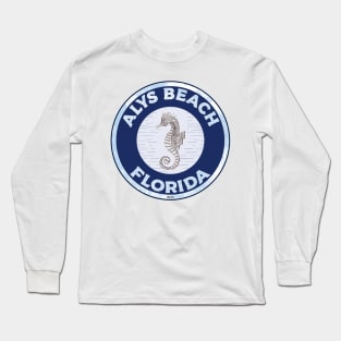 Alys Beach Florida Crab 30A 30 A Emerald Coast Walton County Long Sleeve T-Shirt